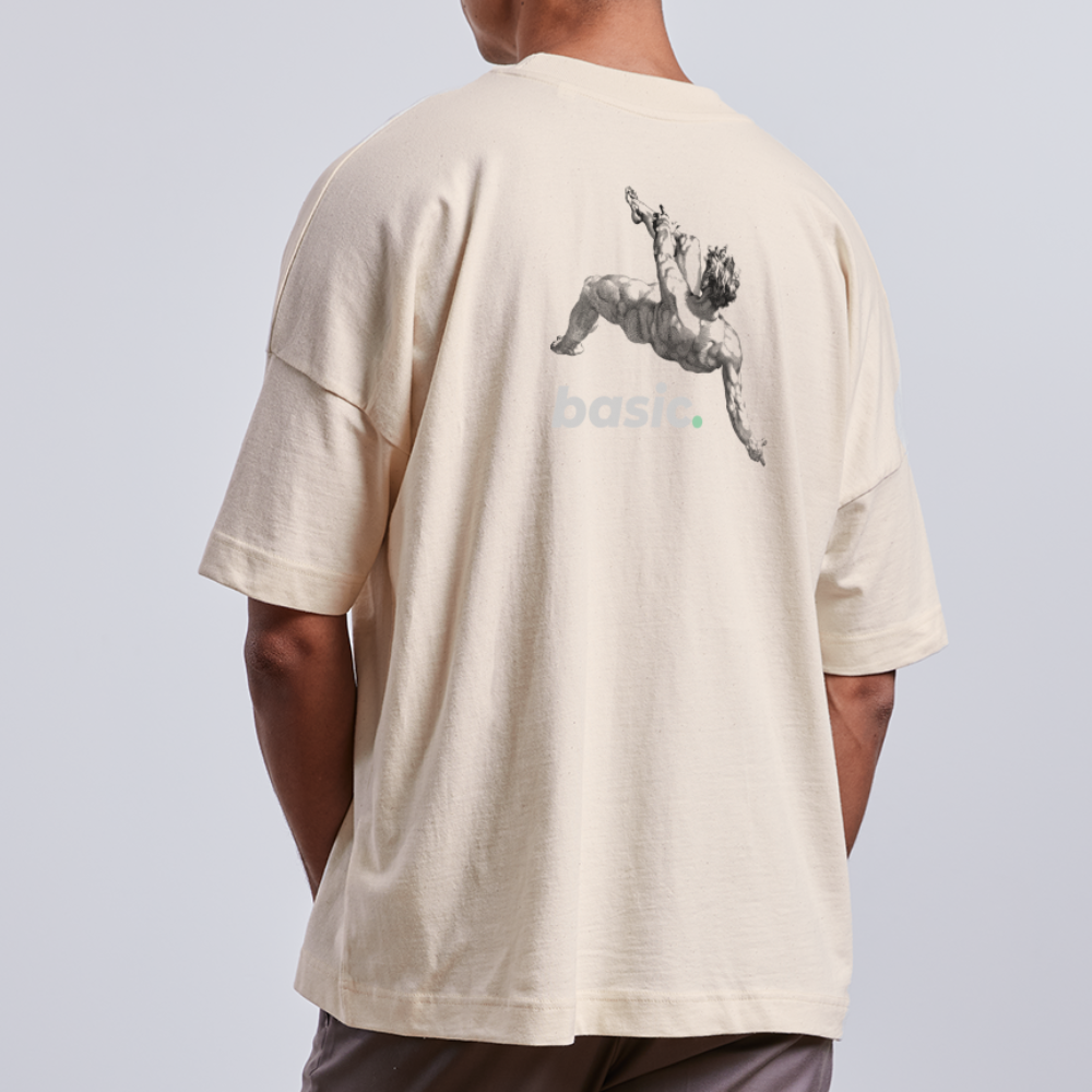 basic. Oversized Shirt - Naturweiß