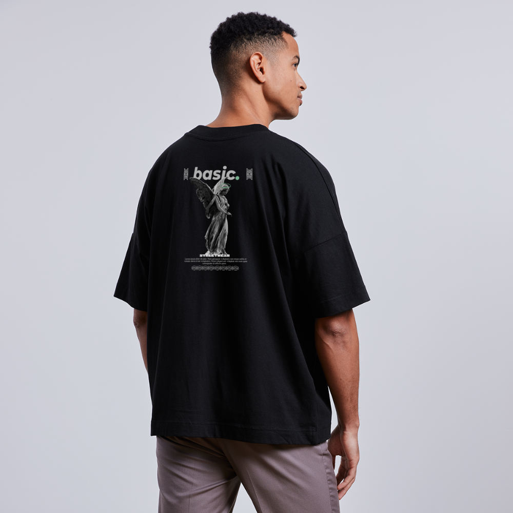 basic. Oversized Shirt - Schwarz